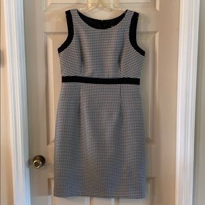 Black and white pencil dress
